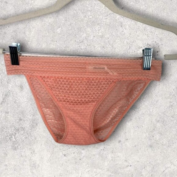 NEW Madewell Mesh Bikini Bottom Underwear Size Small Panties Light Blossom Boho - Picture 2 of 8